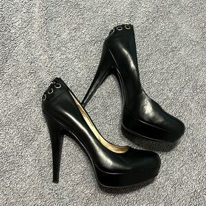 BCBGeneration Black Platform Heels